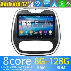 9" Android 13.0 Autoradio Reproductor de DVD Multimedia para Renault Captur MT (De 2013)-1