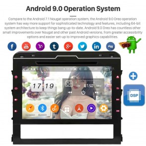 9" Android 9.0 Autoradio Reproductor de DVD Multimedia para Toyota Land Cruiser 200 (2016-2019)-1