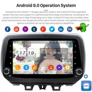 9" Android 9.0 Autoradio Reproductor de DVD Multimedia para Hyundai ix35 (De 2018)-1