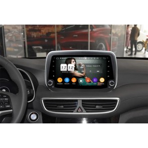 Hyundai Tucson Radio de Coche Android 9.0 con 8-Core 4GB+32GB Bluetooth Navegación GPS Control Volante Micrófono DAB CD SD USB 4G WiFi TV AUX OBD2 MirrorLink CarPlay - 9