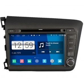 Radio DVD Navegador GPS Android 4.4.4 S160 Especifico para Honda Civic (2012-2014)-1