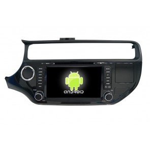 Kia Pride Autoradio Android 6.0 con Pantalla Táctil Bluetooth Manos Libres DAB+ Navegador GPS Micrófono Disco Duro externo CD USB MP3 4G Wifi Internet TV OBD2 MirrorLink - Android 6.0 Autoradio Reproductor De DVD GPS Navigation para Kia Pride (De 2015)