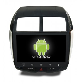 Mitsubishi Outlander Sport Autoradio Android 6.0 con Pantalla Táctil Bluetooth Manos Libres DAB+ Navegador GPS Micrófono CD USB 4G Wifi Internet TV OBD2 MirrorLink - Android 6.0 Autoradio Reproductor De DVD GPS Navigation para Mitsubishi Outlander Sport 