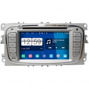 Ford S-Max Autoradio Android 4.4 S160 con Pantalla táctil hd, Bluetooth, Navegador GPS, 3G, Wifi, Mirrorlink - Radio DVD Navegador GPS Android 4.4.4 S160 Especifico para Ford S-Max (2008-2012)