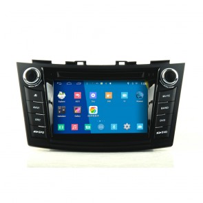 Suzuki Swift Autoradio Android 4.4 S160 con Pantalla táctil hd, Bluetooth, Navegador GPS, 3G, Wifi, MirrorLink, Miracast - Radio DVD Navegador GPS Android 4.4.4 S160 Especifico para Suzuki Swift (2011-2013)