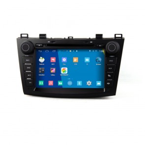 Mazda 3 Autoradio Android 4.4 S160 con Pantalla táctil hd, Bluetooth, Navegador GPS, 3G, Wifi, Mirrorlink - Radio DVD Navegador GPS Android 4.4.4 S160 Especifico para Mazda 3 (2009-2013)