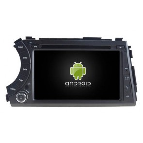 SsangYong Actyon Autoradio Android 6.0.1 con Octa-Core 2G RAM Pantalla Táctil Bluetooth Manos Libres DAB+ Navegador GPS Micrófono CD USB 4G Wifi Internet TV OBD2 MirrorLink - Android 6.0.1 Autoradio Reproductor De DVD GPS Navigation para SsangYong Actyon