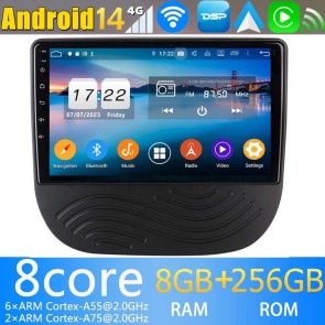 9" Android 14.0 Autoradio Navegación GPS Reproductor de DVD Multimedia para Chevrolet Malibu (2016-2018)-1