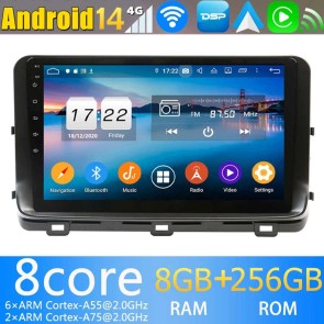 10" Android 14.0 Autoradio Navegación GPS Reproductor de DVD Multimedia para Kia Ceed (2020-2023)-1