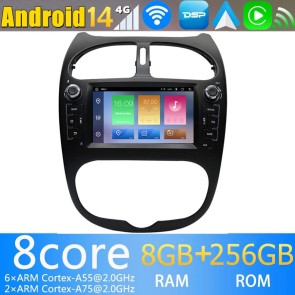 6,2" Android 14.0 Autoradio Navegación GPS Reproductor de DVD Multimedia para Peugeot 206 (2000-2016)-1