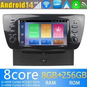 6.2" Android 14.0 Autoradio Navegación GPS Reproductor de DVD Multimedia para Fiat Doblo (2010-2015)-1