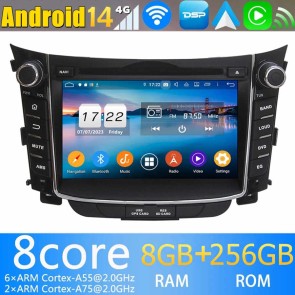 7" Android 13.0 Autoradio Reproductor de DVD Multimedia para Hyundai i30 (2011-2017)-1