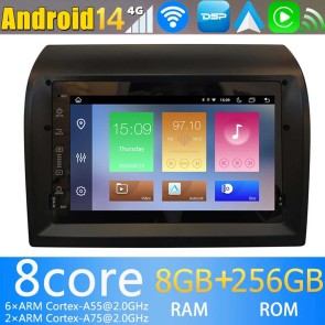 7" Android 14.0 Autoradio Navegación GPS Reproductor de DVD Multimedia para Citroën Jumper (2006-2015)-1