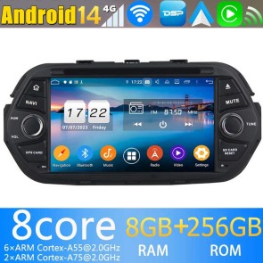 7" Android 13.0 Autoradio Reproductor de DVD Multimedia para Fiat Tipo (De 2015)-1
