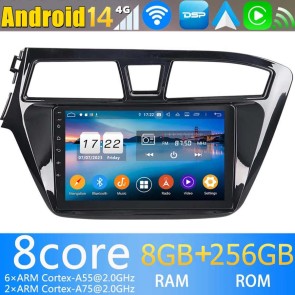 9" Android 13.0 Autoradio Reproductor de DVD Multimedia para Hyundai i20 (De 2014)-1