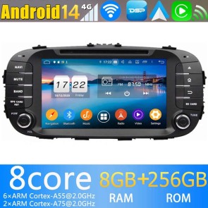 8" Android 14.0 Autoradio Reproductor de DVD Multimedia para Kia Soul (2014-2019)-1