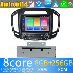 8" Android 14.0 Autoradio Navegación GPS Reproductor de DVD Multimedia para Opel Insignia (2014-2017)-1