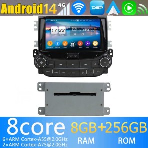8" Android 14.0 Autoradio Navegación GPS Reproductor de DVD Multimedia para Chevrolet Malibu (2012-2015)-1