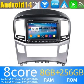 8" Android 13.0 Autoradio Reproductor de DVD Multimedia para Hyundai H-1 (2016-2019)-1