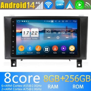 Mercedes SLK R171 Radio Estéreo de Coche Android 14 con Navegador GPS [8G+256G] Bluetooth USB DAB DSP 4G WiFi Cámaras 360° CarPlay - 8