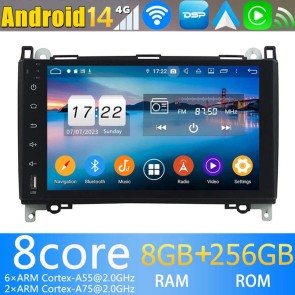Mercedes Vito Radio Estéreo de Coche Android 14 con Navegador GPS [8G+256G] Bluetooth USB DAB DSP 4G WiFi Cámaras 360° CarPlay - 9