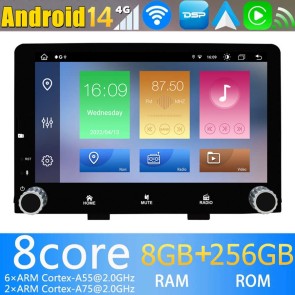 9" Android 14.0 Autoradio Navegación GPS Reproductor de DVD Multimedia para Kia Rio (2017-2023)-1