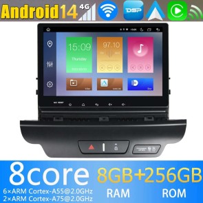 9" Android 14.0 Autoradio Navegación GPS Reproductor de DVD Multimedia para Kia Ceed (2019-2020)-1