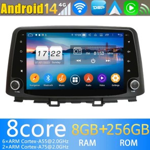 9" Android 13.0 Autoradio Reproductor de DVD Multimedia para Hyundai Kona (De 2017)-1