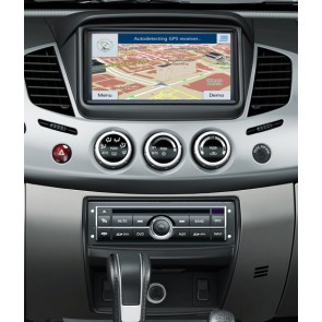 Mitsubishi Nativa Autoradio S160 Android 4.4 con Pantalla Táctil Bluetooth Manos Libres Navegador GPS DAB+ Micrófono CD SD USB MP3 3G Wifi Internet TV MirrorLink - Radio DVD Navegador GPS Android 4.4.4 S160 Especifico para Mitsubishi Nativa (2009-2014)