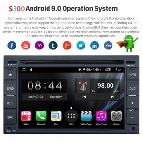 S300 Android 9.0 Autoradio Reproductor De DVD GPS Navigation para Nissan Almera (De 2005)-1