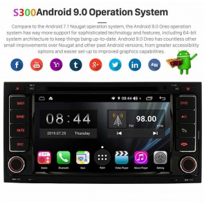 S300 Android 9.0 Autoradio Reproductor De DVD GPS Navigation para VW Touareg (2003-2010)-1