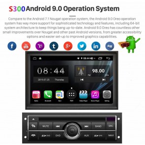 S300 Android 9.0 Autoradio Reproductor De DVD GPS Navigation para Mitsubishi L200 (2005-2014)-1