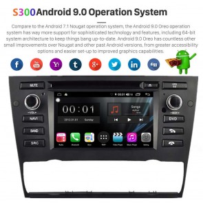 S300 Android 9.0 Autoradio Reproductor De DVD GPS Navigation para BMW Serie 3 E90 E91 E92 E93 (2005-2012)-1