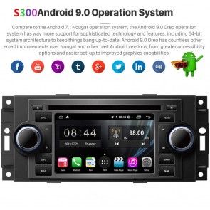 S300 Android 9.0 Autoradio Reproductor De DVD GPS Navigation para Chrysler 300M (De 2002)-1