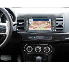 Mitsubishi Lancer Autoradio S160 Android 4.4 con Pantalla Táctil Bluetooth Manos Libres Navegador GPS DAB+ Micrófono CD SD USB MP3 3G Wifi Internet TV MirrorLink - Radio DVD Navegador GPS Android 4.4.4 S160 Especifico para Mitsubishi Lancer (2006-2015)