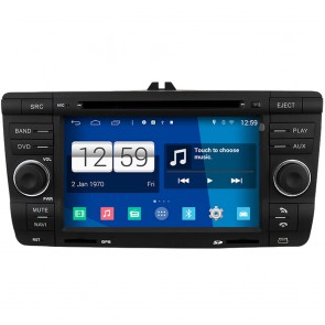 Radio DVD Navegador GPS Android 4.4.4 S160 Especifico para Skoda Laura-1