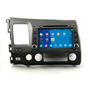 Honda Civic Autoradio Android 4.4 S160 con Pantalla táctil hd, Bluetooth, Navegador GPS, 3G, Wifi, MirrorLink, Miracast - Radio DVD Navegador GPS Android 4.4.4 S160 Especifico para Honda Civic (2006-2011)