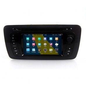 Seat Ibiza Autoradio Android 4.4 S160 con Pantalla táctil hd, Bluetooth, Navegador GPS, RDS, Wifi, Mirrorlink, AirPlay, 4G - Radio DVD Navegador GPS Android 4.4.4 S160 Especifico para Seat Ibiza (2008-2013)