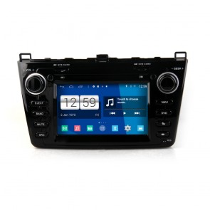 Mazda 6 Autoradio Android 4.4 S160 con Pantalla táctil hd, Bluetooth, Navegador GPS, 3G, Wifi, Mirrorlink - Radio DVD Navegador GPS Android 4.4.4 S160 Especifico para Mazda 6 (2008-2013)