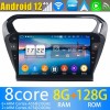 Citroën C-Elysee Radio de Coche Android 13.0 con 8GB+128GB Bluetooth Navegación GPS Control Volante DAB USB 4G WiFi OBD2 CarPlay - 10" Android 13.0 Autoradio Reproductor de DVD Multimedia para Citroën C-Elysee (De 2013)