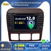 Mercedes W220 Autoradio Android 12.0 con Pantalla Táctil Bluetooth Manos Libres DAB+ Navegador GPS USB 4G Wifi OBD2 CarPlay - Android 12 Autoradio Reproductor De DVD GPS Navigation para Mercedes Clase S W220 (1998-2005)