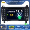 Mercedes SLK R171 Autoradio Android 12.0 con Pantalla Táctil Bluetooth Manos Libres DAB+ Navegador GPS USB 4G Wifi OBD2 CarPlay - Android 12.0 Autoradio Reproductor De DVD GPS Navigation para Mercedes SLK R171 (2004-2012)