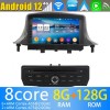 Renault Mégane III Radio de Coche Android 13.0 con 8GB+128GB Bluetooth Navegación GPS Control Volante DAB USB 4G WiFi OBD2 CarPlay - 7" Android 13.0 Autoradio Reproductor de DVD Multimedia para Renault Mégane III