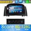 Renault Mégane II Radio de Coche Android 13.0 con 8GB+128GB Bluetooth Navegación GPS Control Volante DAB USB 4G WiFi OBD2 CarPlay - 7" Android 13.0 Autoradio Reproductor de DVD Multimedia para Renault Mégane II (2002-2009)