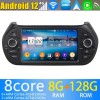 Fiat Fiorino Radio de Coche Android 13 con 8GB+128GB Bluetooth Navegación GPS Control Volante DAB USB 4G WiFi OBD2 CarPlay - 7" Android 13.0 Autoradio Reproductor de DVD Multimedia para Fiat Fiorino (2007-2016)