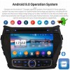 Hyundai Santa Fe Radio de Coche Android 9.0 con 8-Core 4GB+32GB Bluetooth Navegación GPS Control Volante Micrófono DAB CD SD USB 4G WiFi TV OBD2 MirrorLink CarPlay - 8" Android 9.0 Autoradio Reproductor de DVD Multimedia para Hyundai Santa Fe (2013-2018)