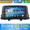 Kia Picanto Radio de Coche Android 13.0 con 8GB+128GB Bluetooth Navegación GPS Control Volante DAB USB 4G WiFi OBD2 CarPlay - 8" Android 13.0 Autoradio Reproductor de DVD Multimedia para Kia Picanto (De 2017)