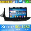 Opel Mokka Radio de Coche Android 12.0 con 8GB+128GB Bluetooth Navegación GPS Control Volante DAB USB 4G WiFi OBD2 CarPlay - 9" Android 12.0 Autoradio Reproductor de DVD Multimedia para Opel Mokka (De 2016)