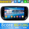 Hyundai Santa Fe Radio de Coche Android 13.0 con 8GB+128GB Bluetooth Navegación GPS Control Volante DAB USB 4G WiFi OBD2 CarPlay - 9" Android 13.0 Autoradio Reproductor de DVD Multimedia para Hyundai Santa Fe (De 2018)