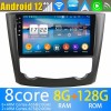 Renault Kadjar Radio de Coche Android 13.0 con 8GB+128GB Bluetooth Navegación GPS Control Volante DAB USB 4G WiFi OBD2 CarPlay - 9" Android 13.0 Autoradio Reproductor de DVD Multimedia para Renault Kadjar (De 2015)